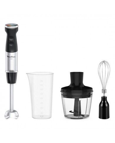 MOULINEX VARINHA 1000W 20VELOC+TURBO PE INOX C/PICADOR + BAT - DD673810 MOULINEX VARINHA 1000W 20VELOC+TURBO PE INOX C/PICADOR + BAT - DD673810