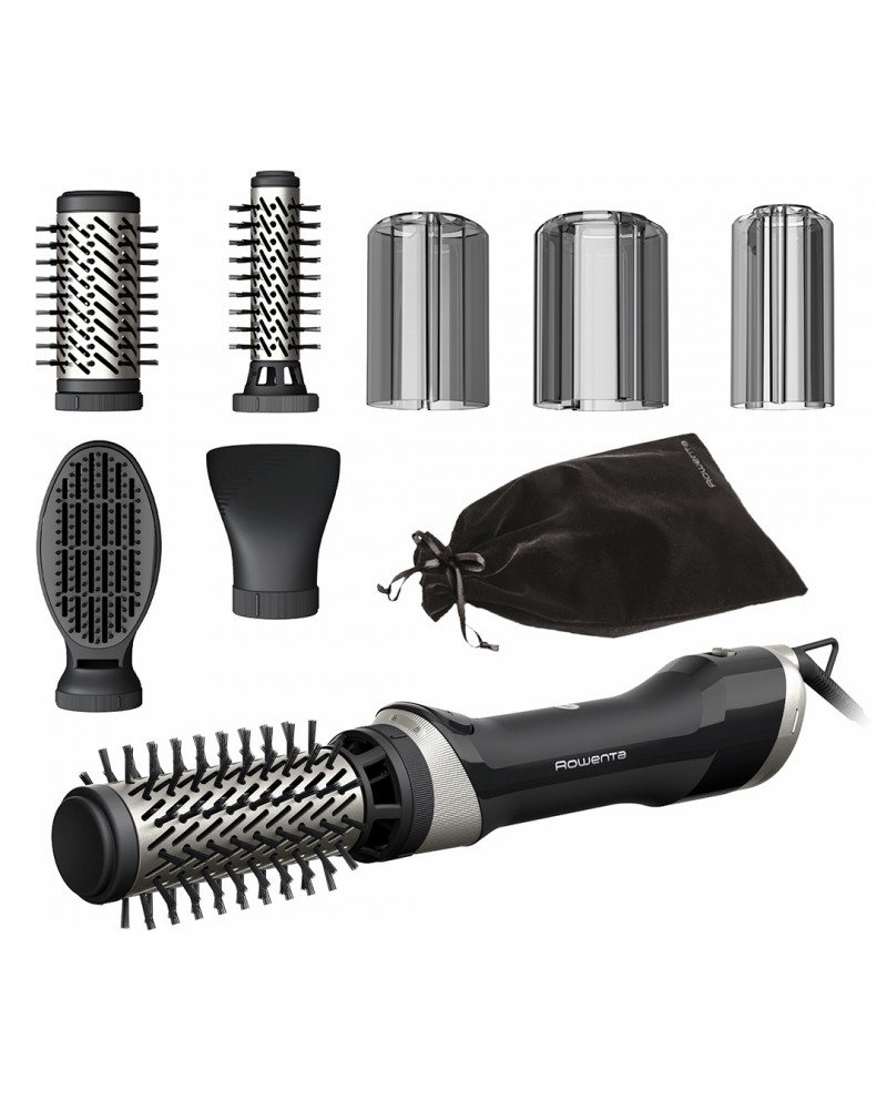 ROWENTA ESCOVA ROTATIVA 2EM1 SECA E ESTILIZA C/5 ACESSORIOS - UB9540F0