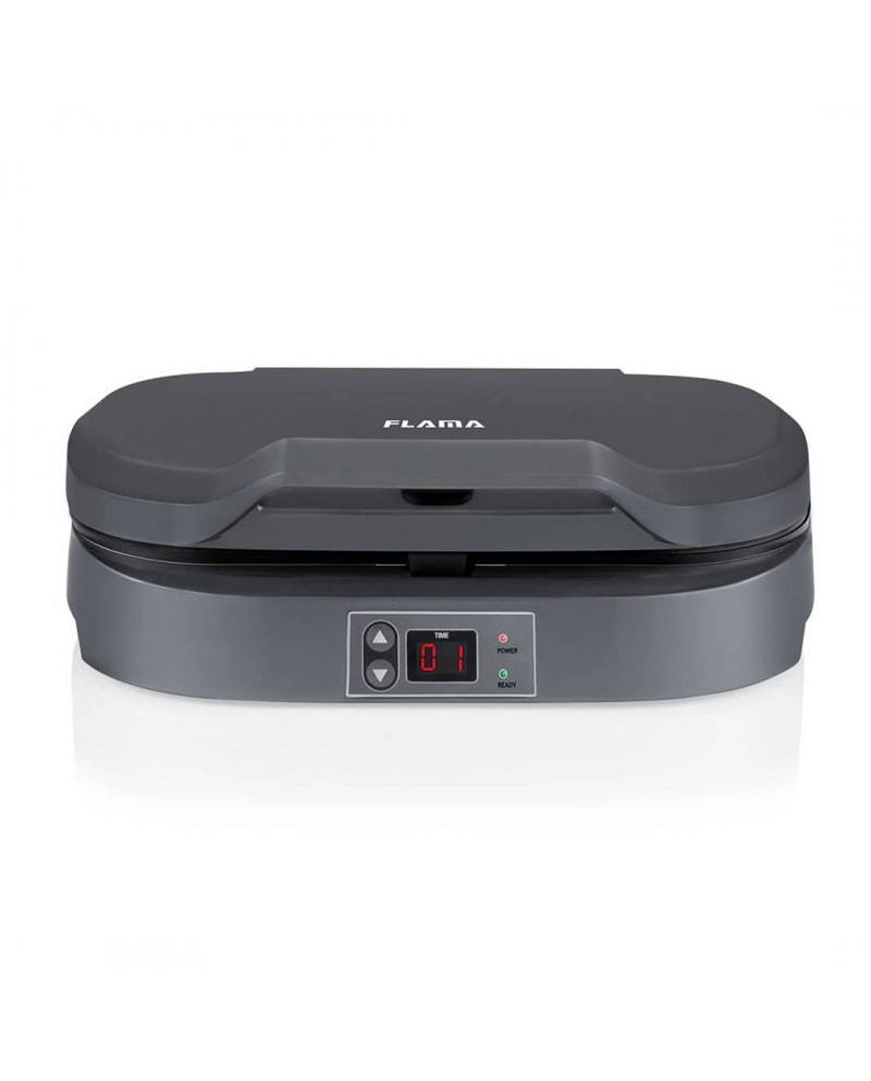 FLAMA MAQUINA DE PANQUECAS 1300W 2 CONCAVIDADES #3 - 4902FL FLAMA MAQUINA DE PANQUECAS 1300W 2 CONCAVIDADES #3 - 4902FL