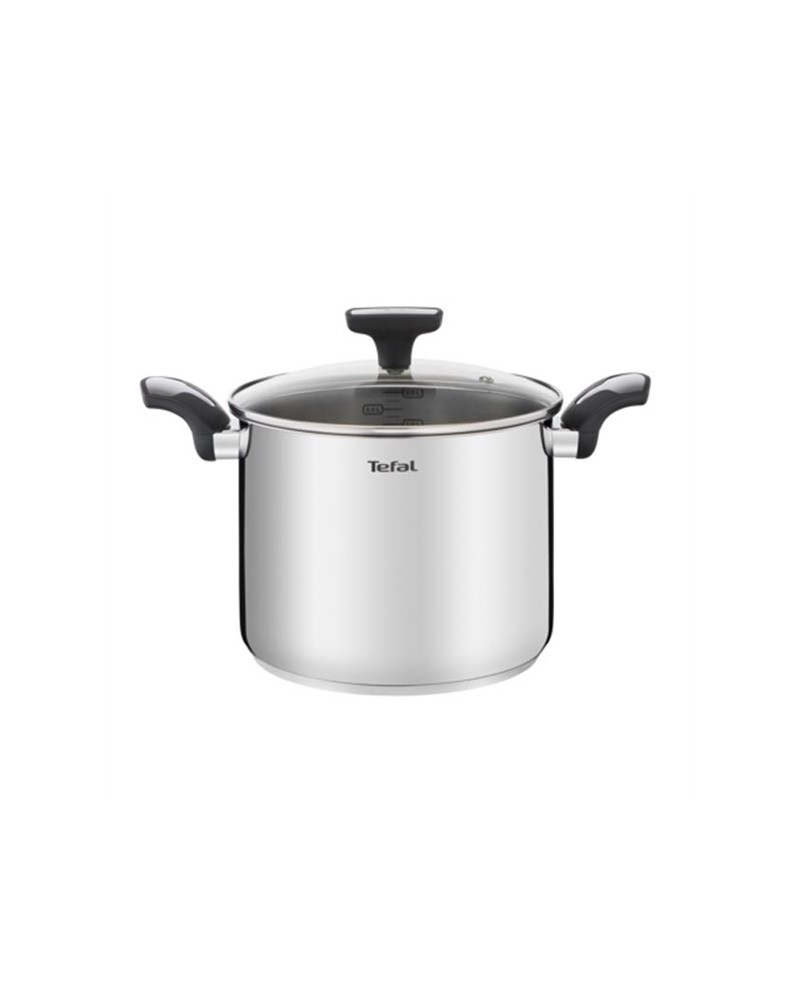 TEFAL PANELA EMOTION INDUÇAO 22CM 6,2LT +TAMPA VIDRO - E3016104