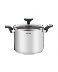 TEFAL PANELA EMOTION INDUÇAO 22CM 6,2LT +TAMPA VIDRO - E3016104