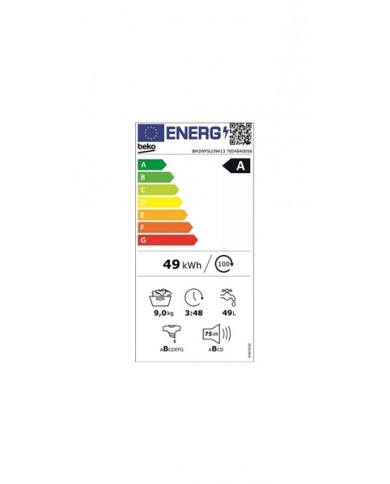 BEKO MAQUINA ROUPA 9KG 1400RT (A) #2 - BM3WFSU39413 BEKO MAQUINA ROUPA 9KG 1400RT (A) #2 - BM3WFSU39413