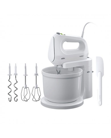 BRAUN BATEDEIRA 400W 4VELOC+TURBO C/ TAÇA ROTATIVA - HM1070WH BRAUN BATEDEIRA 400W 4VELOC+TURBO C/ TAÇA ROTATIVA - HM1070WH