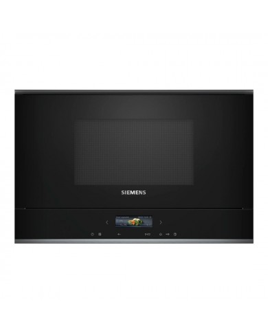 SIEMENS MICROONDAS INTEG 21LT 900W VIDRO PRETO - BF722L1B1 SIEMENS MICROONDAS INTEG 21LT 900W VIDRO PRETO - BF722L1B1
