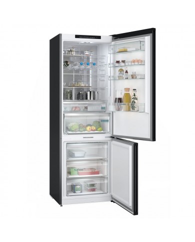 SIEMENS COMBINADO 2030X700X667MT 440LT NF VIDRO PRETO (B) - KG49NSBBF SIEMENS COMBINADO 2030X700X667MT 440LT NF VIDRO PRETO (B) - KG49NSBBF