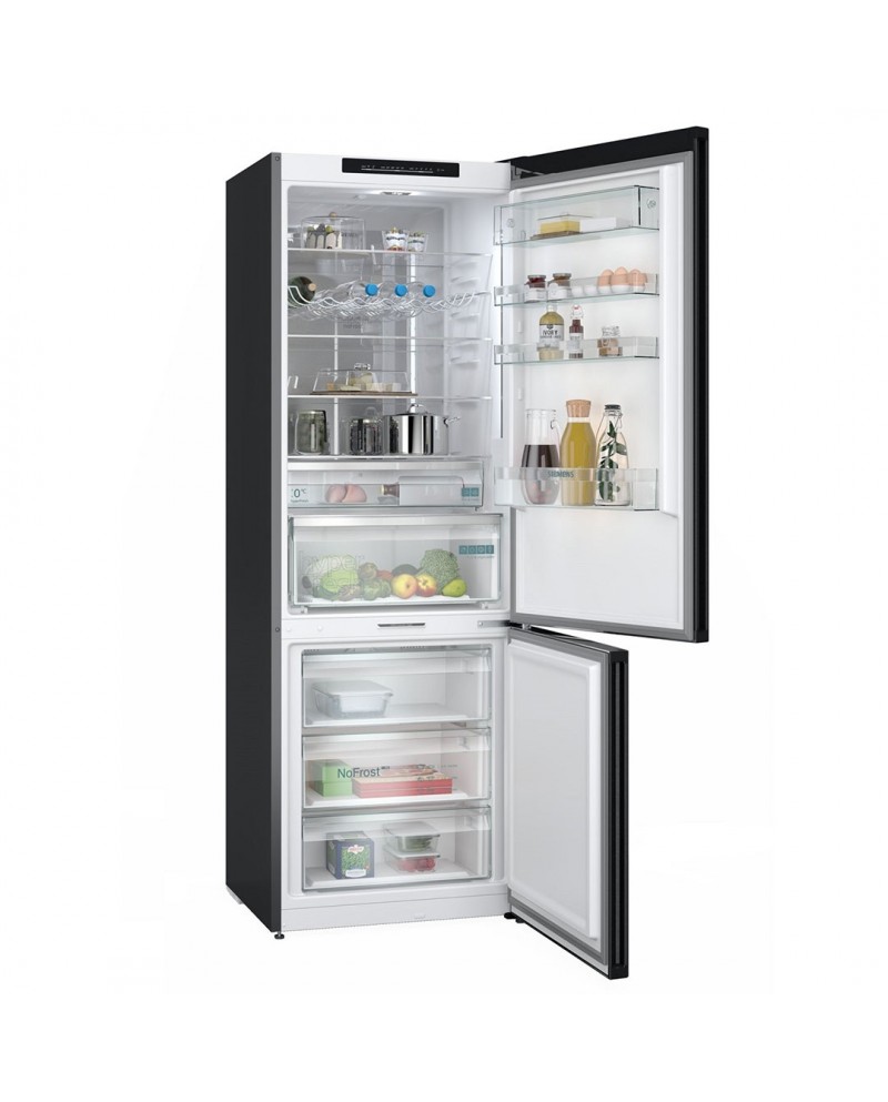 SIEMENS COMBINADO 2030X700X667MT 440LT NF VIDRO PRETO (B) - KG49NSBBF