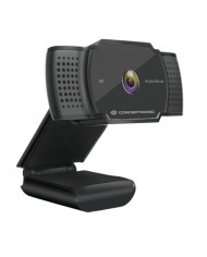 CONCEPTRONIC WEBCAM 2K SUPER HD C/FOCAGEM AUT E MICROFONE - AMDIS02B