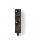 NEDIS EXTENSAO ELECTRICA S/CABO C/3TOMADAS - EXSO300F1BK NEDIS EXTENSAO ELECTRICA S/CABO C/3TOMADAS - EXSO300F1BK