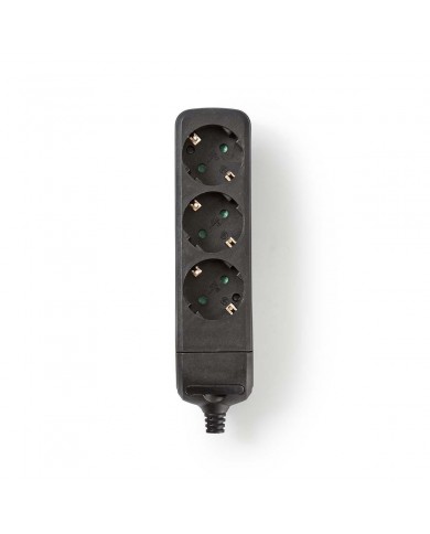 NEDIS EXTENSAO ELECTRICA S/CABO C/3TOMADAS - EXSO300F1BK NEDIS EXTENSAO ELECTRICA S/CABO C/3TOMADAS - EXSO300F1BK