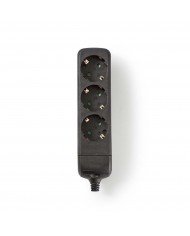 NEDIS EXTENSAO ELECTRICA S/CABO C/3TOMADAS - EXSO300F1BK NEDIS EXTENSAO ELECTRICA S/CABO C/3TOMADAS - EXSO300F1BK