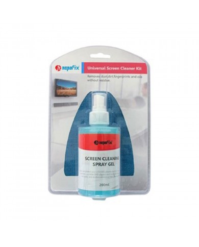 NAPOFIX KIT LIMPEZA PARA ECRAS 200ML - KL2 NAPOFIX KIT LIMPEZA PARA ECRAS 200ML - KL2