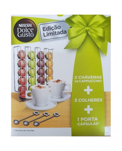 DOLCE GUSTO KIT CAPPUCCINO 1SUPORTE+2CHAVENAS+3COLHERES - 7613034646781 DOLCE GUSTO KIT CAPPUCCINO 1SUPORTE+2CHAVENAS+3COLHERES - 7613034646781