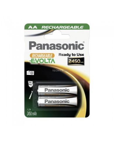 PANASONIC PILHAS RECARREGAVEIS AA/P6 2450MHA BLISTER 2 PILH - HHR3XXE2BC