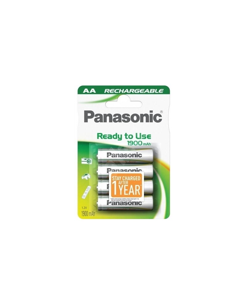 PANASONIC PILHAS RECARREGAVEIS AA/P6 1900MHA BLISTER 4 PI - HHR3MVE4BC