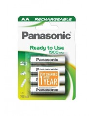 PANASONIC PILHAS RECARREGAVEIS AA/P6 1900MHA BLISTER 4 PI - HHR3MVE4BC