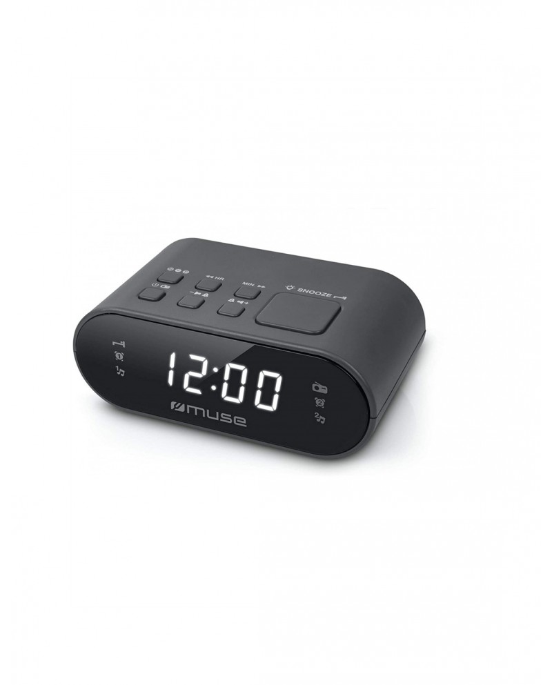 MUSE RADIO RELOGIO DESPERTADOR PRETO - M10CR MUSE RADIO RELOGIO DESPERTADOR PRETO - M10CR