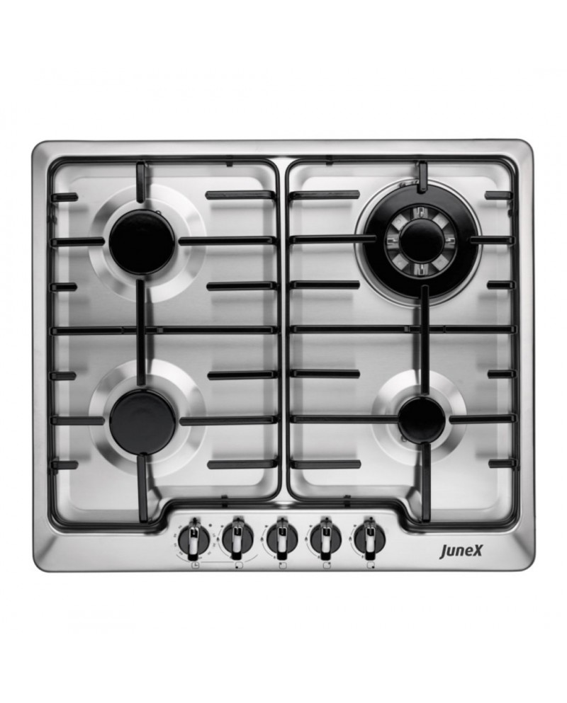 JUNEX PLACA 4G INOX GAS NAT C/INJ.GAS BUT - PJE116GTX