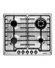 JUNEX PLACA 4G INOX GAS NAT C/INJ.GAS BUT - PJE116GTX