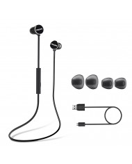 PHILIPS AURICULAR C/ MICROF. WIRELESS PRETO - TAUN102BK