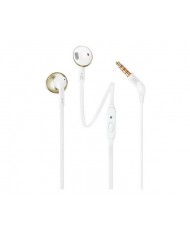 JBL AURICULAR C/ MICROFONE BRANCO/DOURADO - TUNE205D