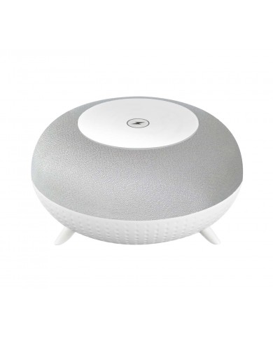 TECH FUZZION COLUNA PORT BLUETOOTH C/BASE CARREG S/FIO CINZA - GTF08CINZA TECH FUZZION COLUNA PORT BLUETOOTH C/BASE CARREG S/FIO CINZA - GTF08CINZA