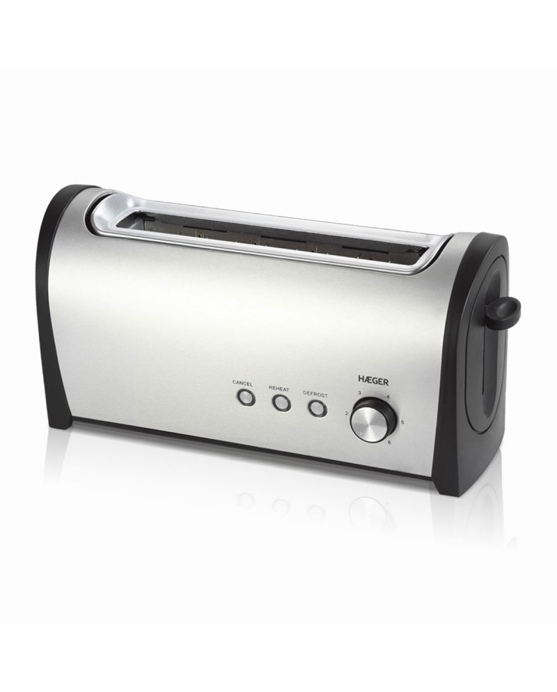 HAEGER TORRADEIRA 1000W 1 RANHURAS INOX - TO100009A