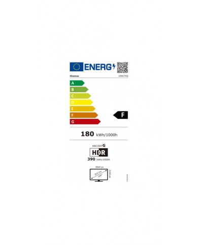 HISENSE LED 100"4K UHD SMART TV 4HDMI 2USB (F) - 100U7KQ HISENSE LED 100"4K UHD SMART TV 4HDMI 2USB (F) - 100U7KQ