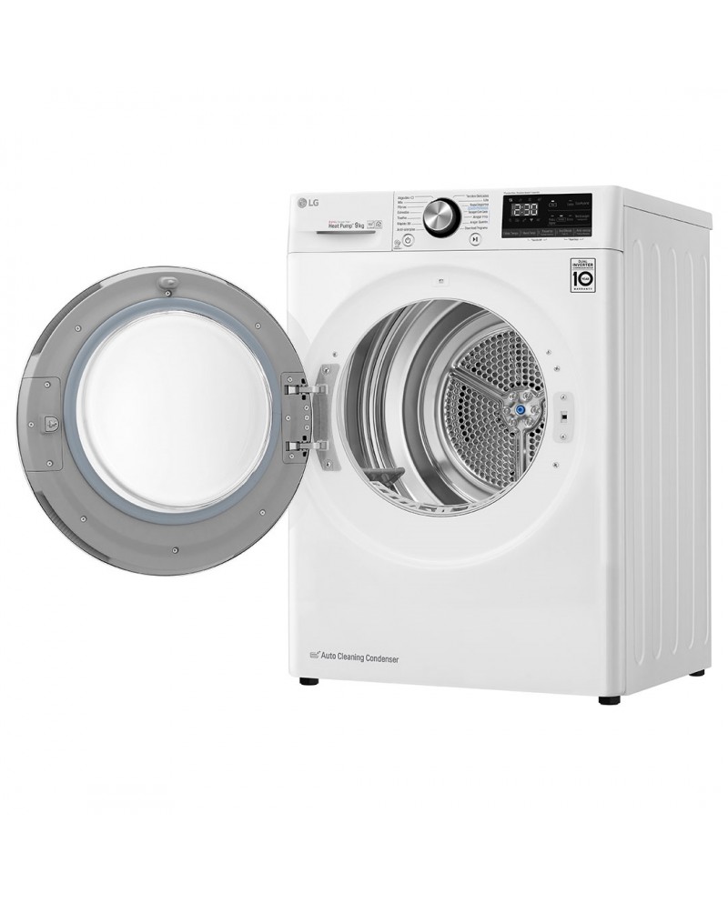 LG SECADOR ROUPA 9KG CONDENSAÇAO BOMBA CALOR A+++ #4 - RC90V9AV2W LG SECADOR ROUPA 9KG CONDENSAÇAO BOMBA CALOR A+++ #4 - RC90V9AV2W