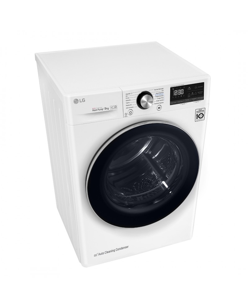 LG SECADOR ROUPA 9KG CONDENSAÇAO BOMBA CALOR A+++ #8 - RC90V9AV2W LG SECADOR ROUPA 9KG CONDENSAÇAO BOMBA CALOR A+++ #8 - RC90V9AV2W