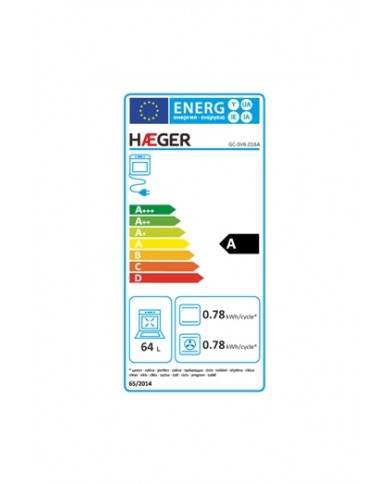HAEGER FOGAO 4 VITRO FORNO 64LT MULTIF 60X60CMS INOX A - GCSV6016A HAEGER FOGAO 4 VITRO FORNO 64LT MULTIF 60X60CMS INOX A - GCSV6016A