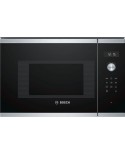 BOSCH MICROONDAS INTEG 20LT 800W ABERT À ESQ INOX/PRETO - BFL524MS0