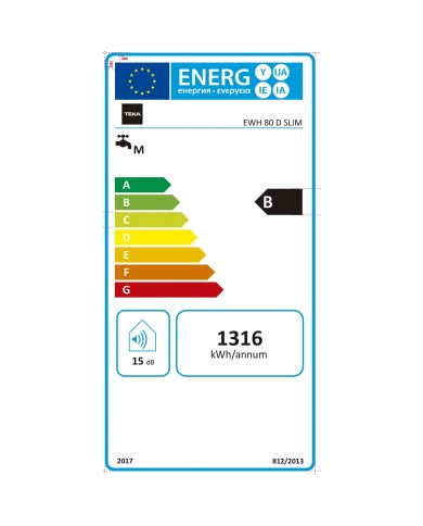 TEKA TERMOACUMULADOR 80LTS SLIM - EWH80DSLIM TEKA TERMOACUMULADOR 80LTS SLIM - EWH80DSLIM
