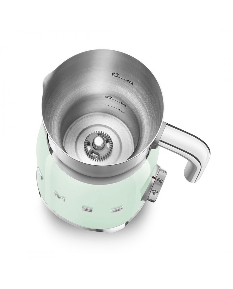 SMEG BATEDOR LEITE BARISTA SERIE ANNI 50 VERDE AGUA #3 - MFF01PGEU SMEG BATEDOR LEITE BARISTA SERIE ANNI 50 VERDE AGUA #3 - MFF01PGEU