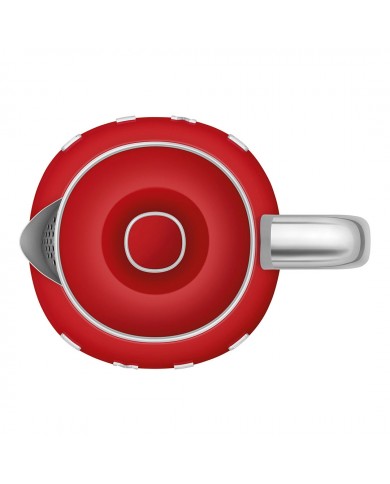 SMEG CHALEIRA MINI 0.8LT SERIE ANNI 50 VERMELHA #8 - KLF05RDEU