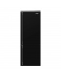 SMEG COMBINADO PORTOFINO 195,5X704X704MT NF PRETO (E) - FA490RBL5