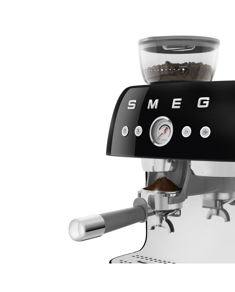 SMEG MAQUINA CAFE BARISTA SERIE ANNI 50 PRETA #6 - EGF03BLEU