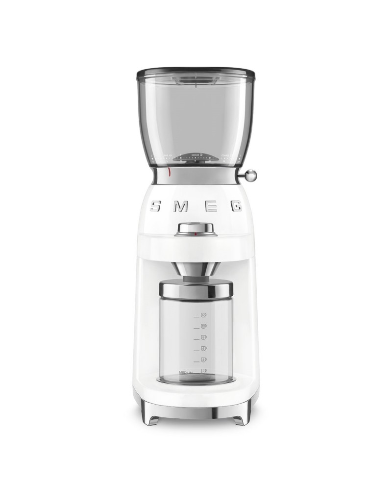SMEG MOINHO CAFE 50GR 150W 8 FUNÇOES ANNI 50 BRANCO #4 - CGF01WHEU SMEG MOINHO CAFE 50GR 150W 8 FUNÇOES ANNI 50 BRANCO #4 - CGF01WHEU
