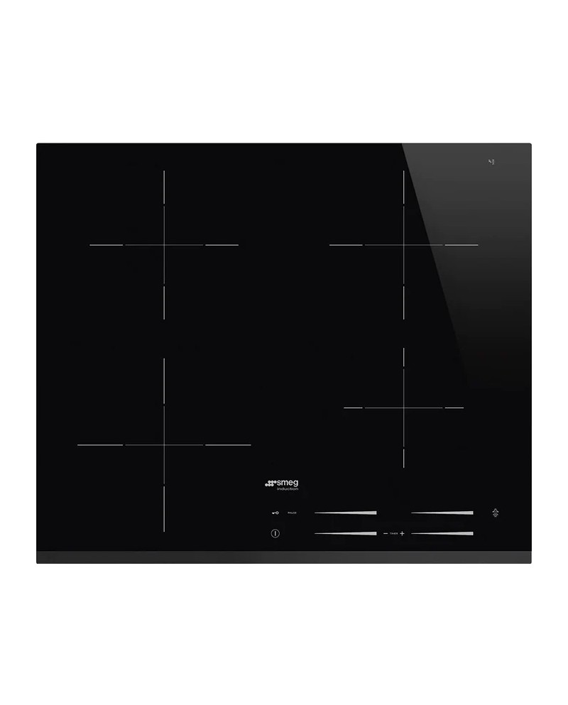 SMEG PLACA INDUÇAO 60CM 4 ZONAS BISELADA PRETA - SI7643B SMEG PLACA INDUÇAO 60CM 4 ZONAS BISELADA PRETA - SI7643B