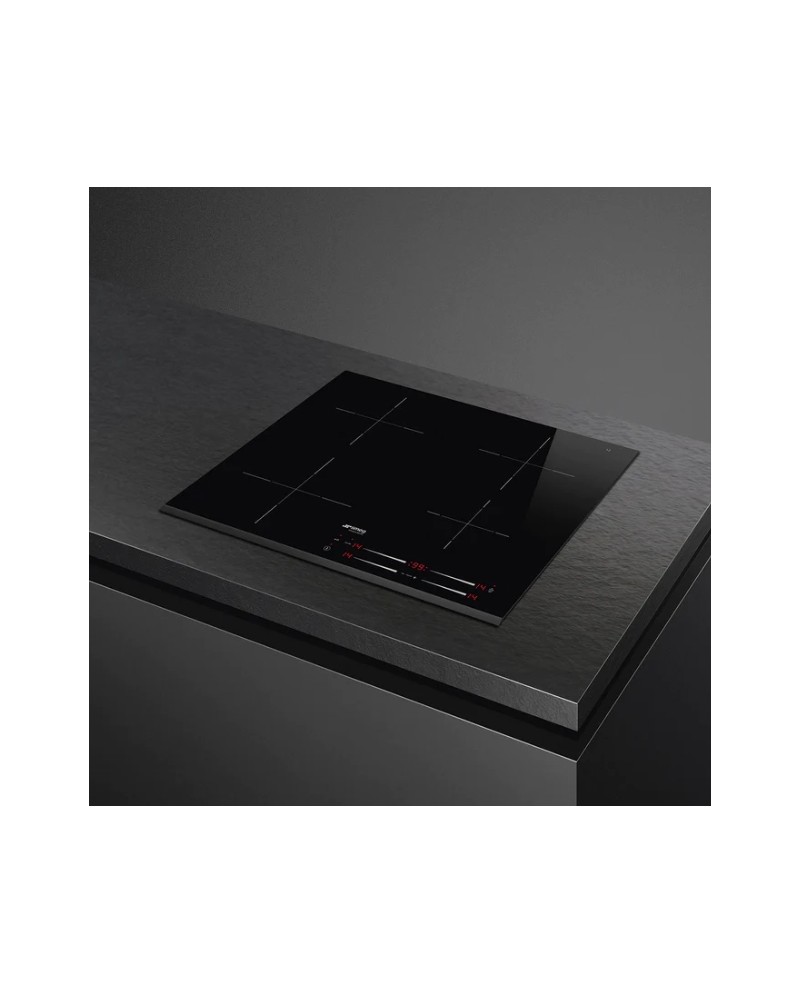 SMEG PLACA INDUÇAO 60CM 4 ZONAS BISELADA PRETA - SI7643B SMEG PLACA INDUÇAO 60CM 4 ZONAS BISELADA PRETA - SI7643B