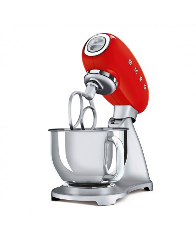 SMEG ROBOT COZINHA TAÇA 4,8LT 800W SERIE ANNI 50 VERMELHO #1 - SMF02RDEU
