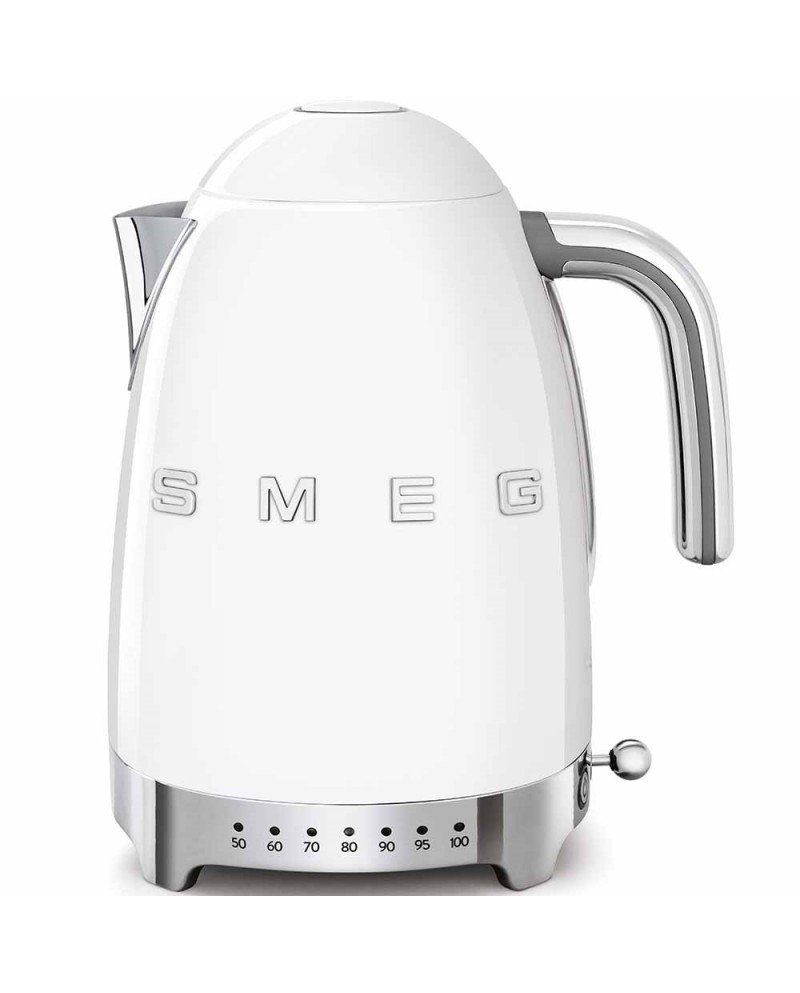 SMEG CHALEIRA ELECTRICA 1,7LT 2400W SERIE ANNI 50 BRANCO - KLF04WHEU