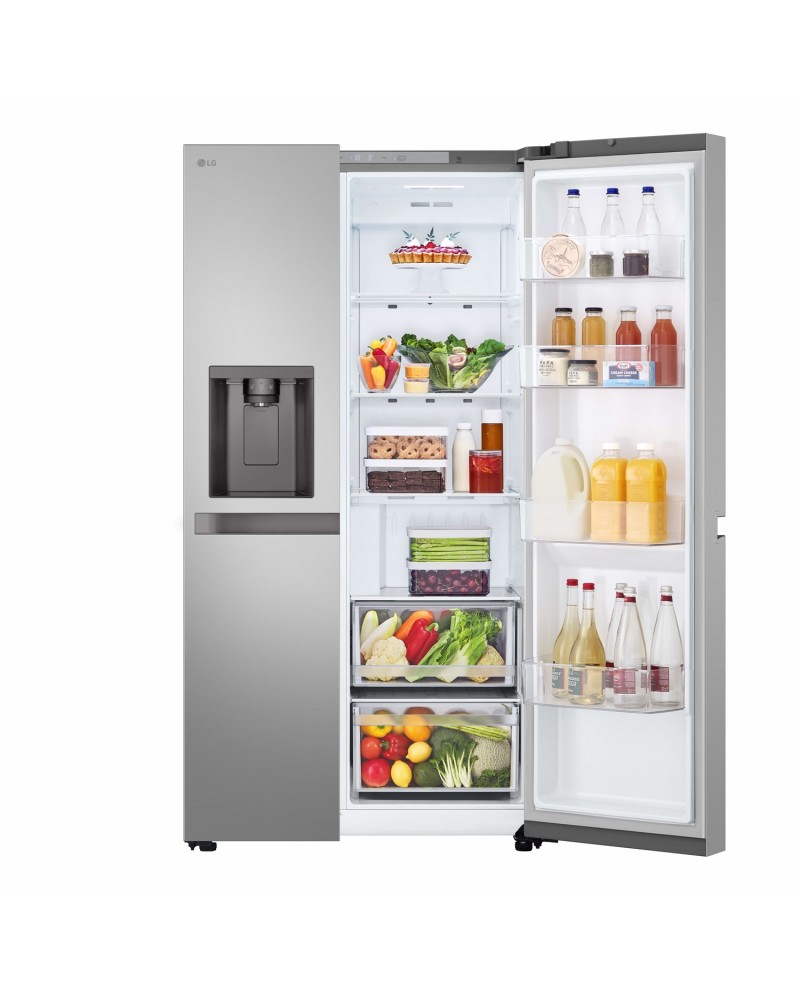 LG SIDE BY SIDE 1790X913X735MT 638LT DAG NF C/CAN SILVER (E) #1 - GSLC40PYPE