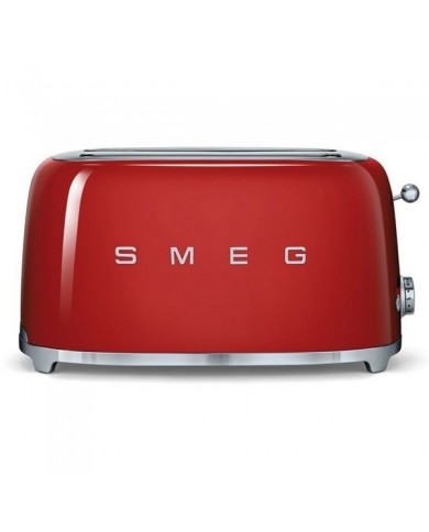 SMEG TORRADEIRA 950W SERIE ANNI 50 QUATRO TOSTAS ENCARNADA - TSF02RDEU SMEG TORRADEIRA 950W SERIE ANNI 50 QUATRO TOSTAS ENCARNADA - TSF02RDEU