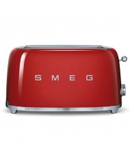 SMEG TORRADEIRA 950W SERIE ANNI 50 QUATRO TOSTAS ENCARNADA - TSF02RDEU