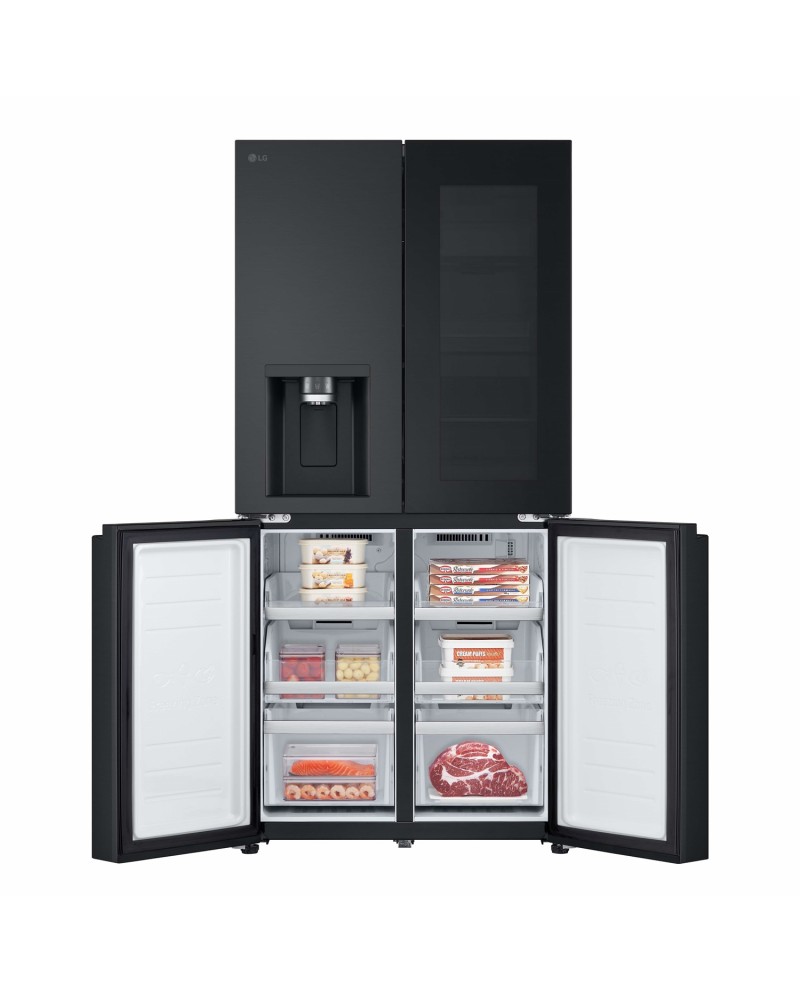 LG SIDE BY SIDE 4PT SLIM 1787x835x730MT NF 570LT BLACK (E) #1 - GMG860EPBE