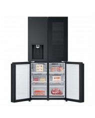 LG SIDE BY SIDE 4PT SLIM 1787x835x730MT NF 570LT BLACK (E) #1 - GMG860EPBE