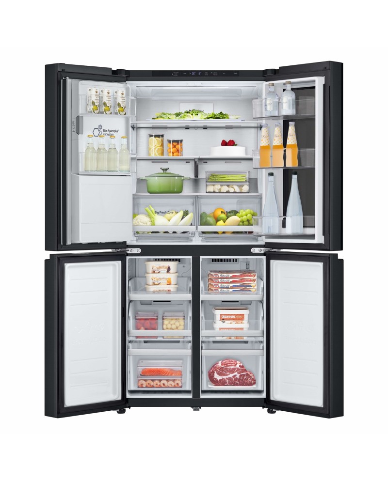 LG SIDE BY SIDE 4PT SLIM 1787x835x730MT NF 570LT BLACK (E) #2 - GMG860EPBE