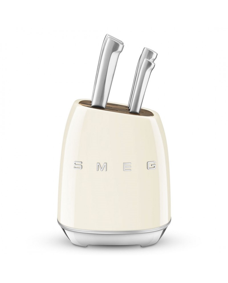 SMEG BLOCO COM 6 FACAS CREME - KBSF02CR SMEG BLOCO COM 6 FACAS CREME - KBSF02CR