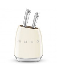 SMEG BLOCO COM 6 FACAS CREME - KBSF02CR SMEG BLOCO COM 6 FACAS CREME - KBSF02CR