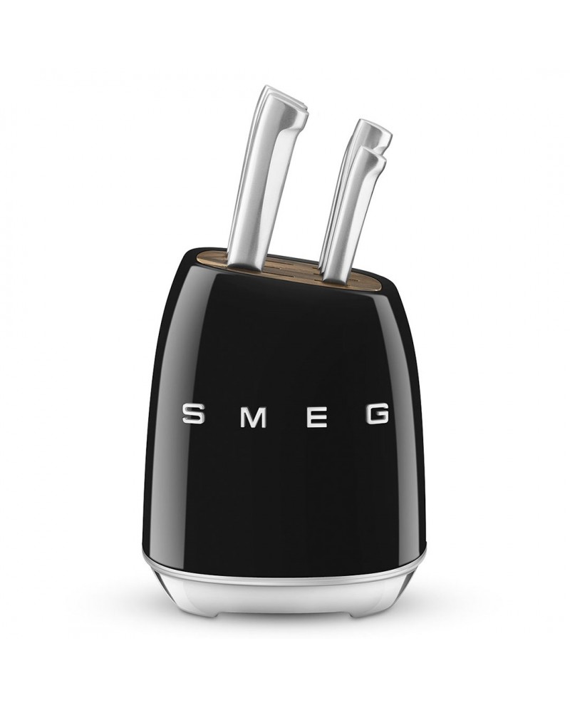 SMEG BLOCO COM 6 FACAS PRETO - KBSF02BL SMEG BLOCO COM 6 FACAS PRETO - KBSF02BL